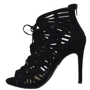 Wild Diva Stiletto Heels Cutout Pumps